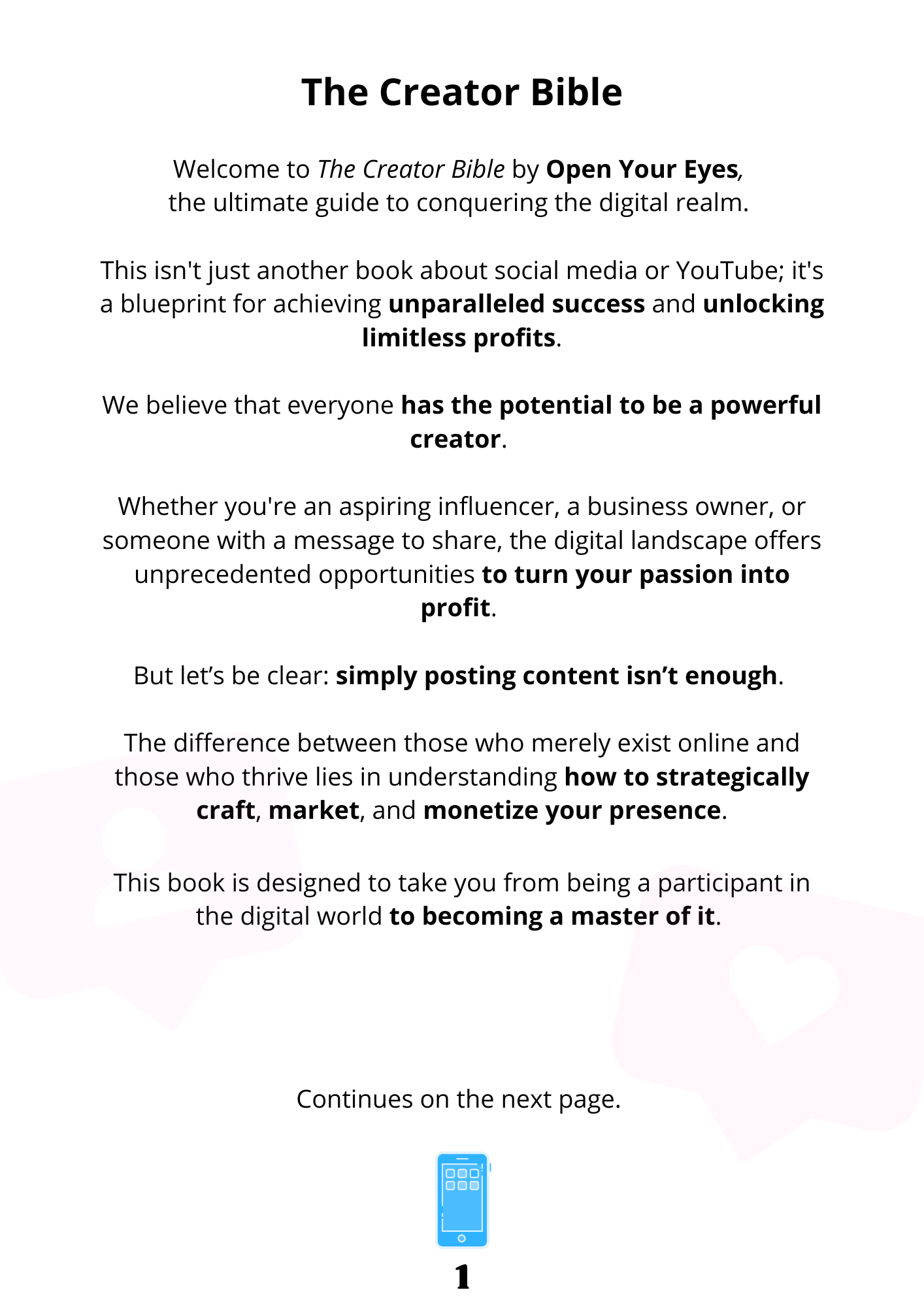 The Creator Bible