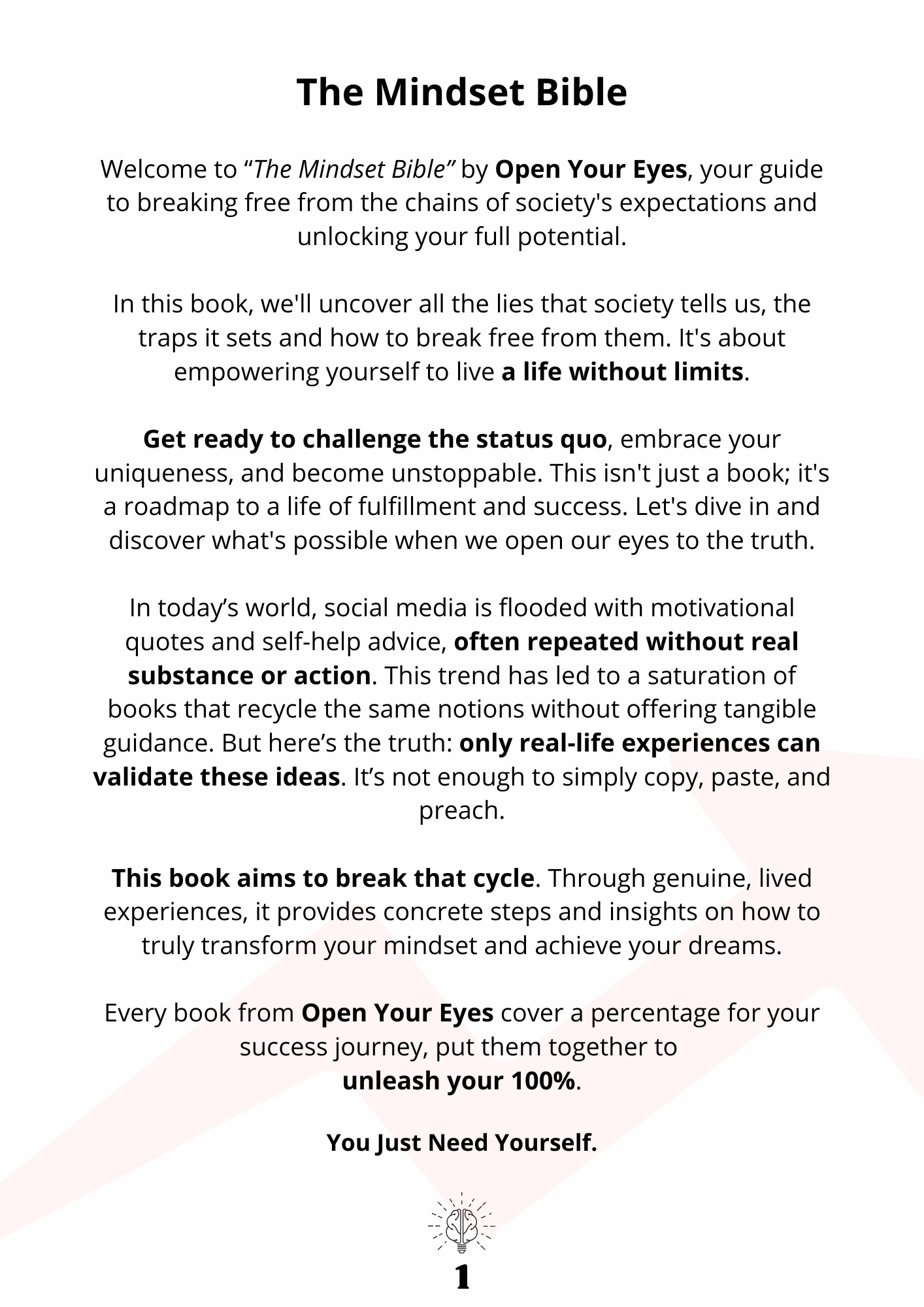 The Mindset Bible