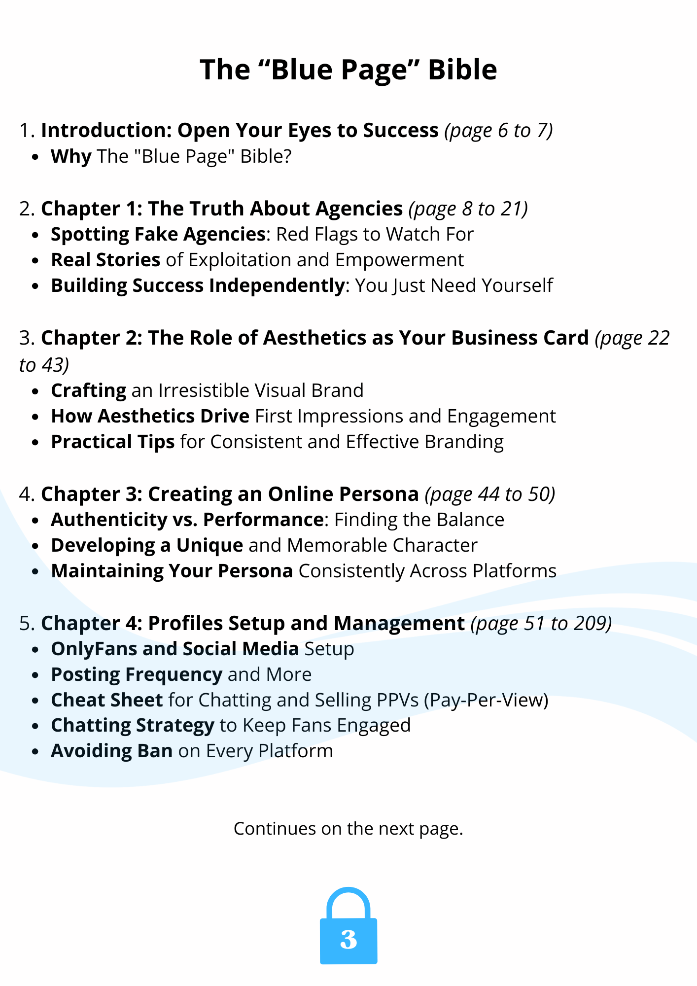 The Blue Page Bible (OnlyFns Business)