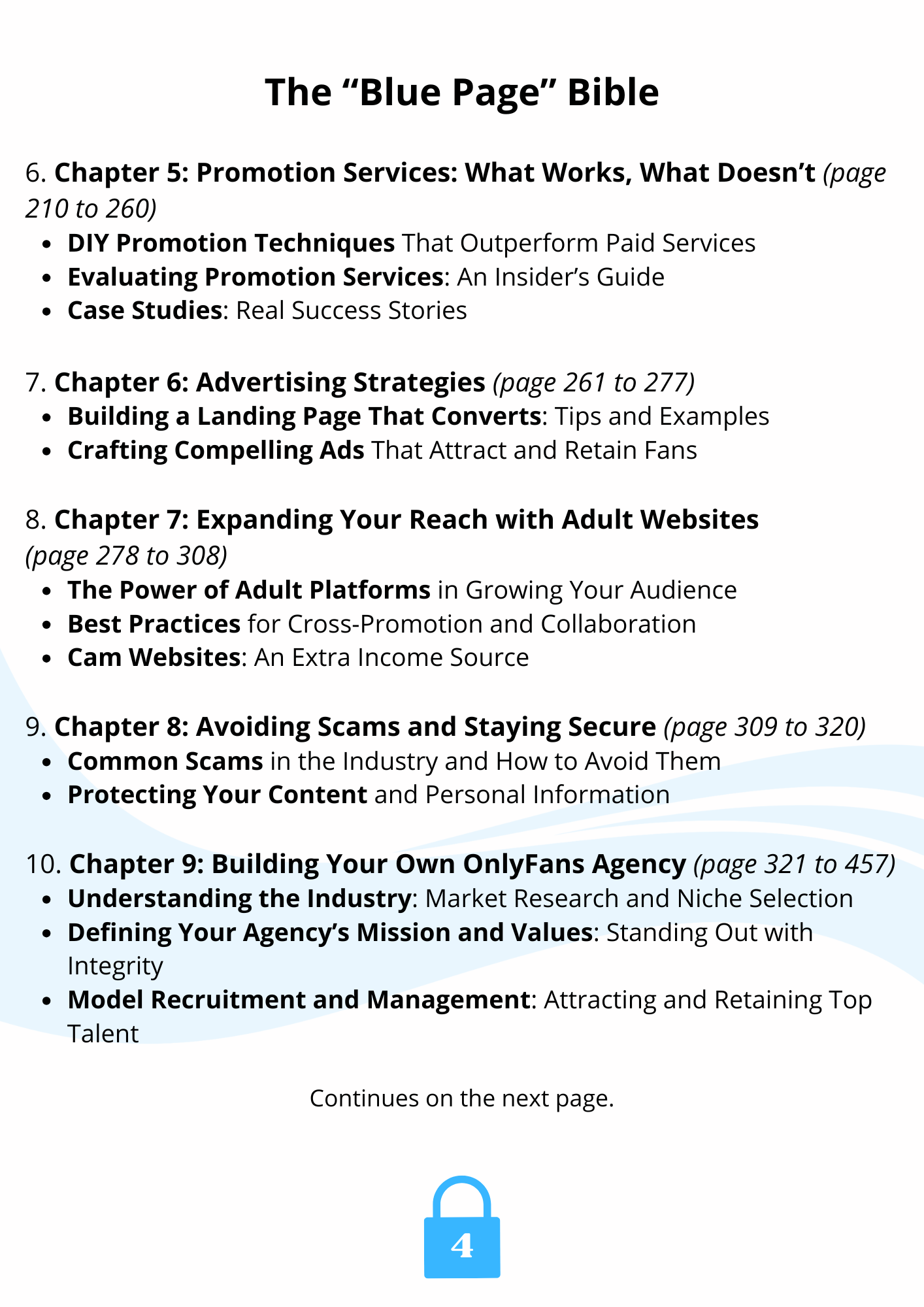 The Blue Page Bible (OnlyFns Business)