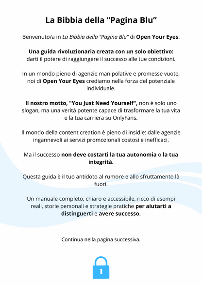 The Blue Page Bible (OnlyFns Business)